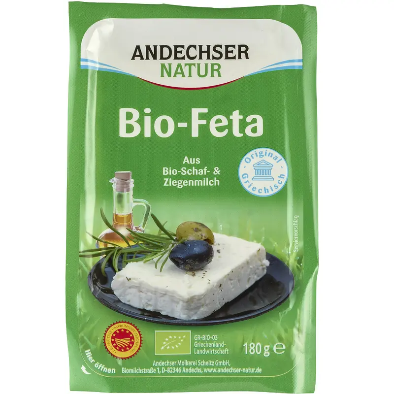 Branza Feta Bio 45% Andechser 180 g