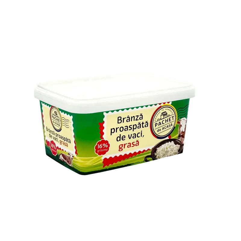 Brânză proaspătă de vacă, Pachet de Acasă, 400g