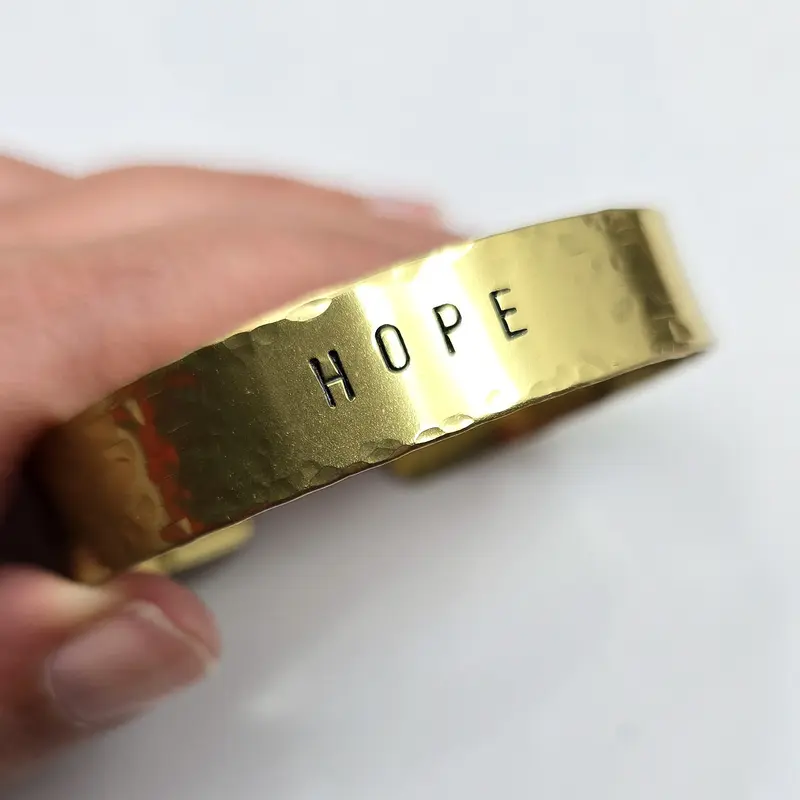 Brățară HOPE din cupru sau alama