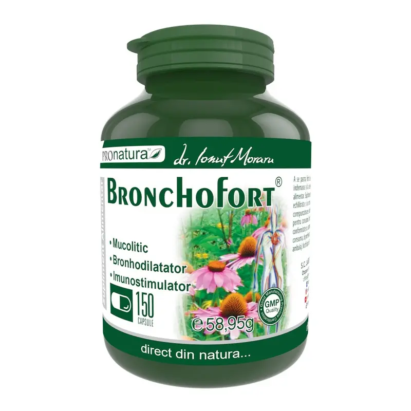 Bronchofort 150 capsule – Medica - Confort respirator