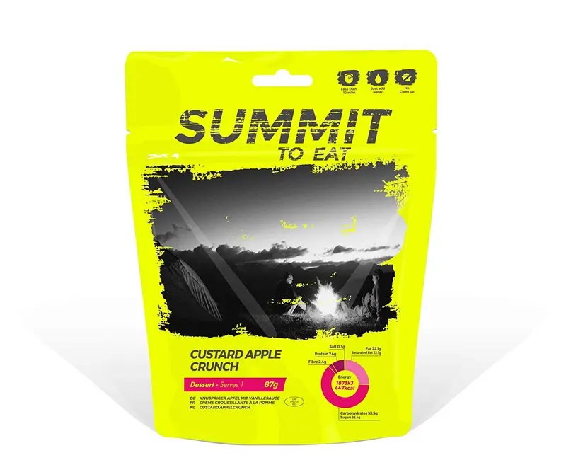 Budincă de vanilie cu măr și ovăz crocant - 87g