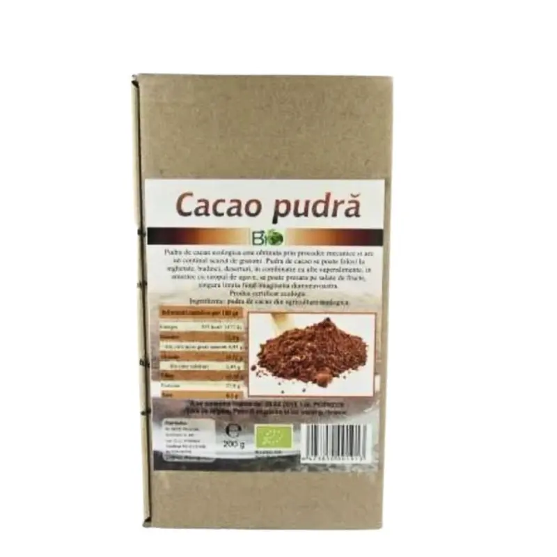 Cacao pudra Raw 200g Deco