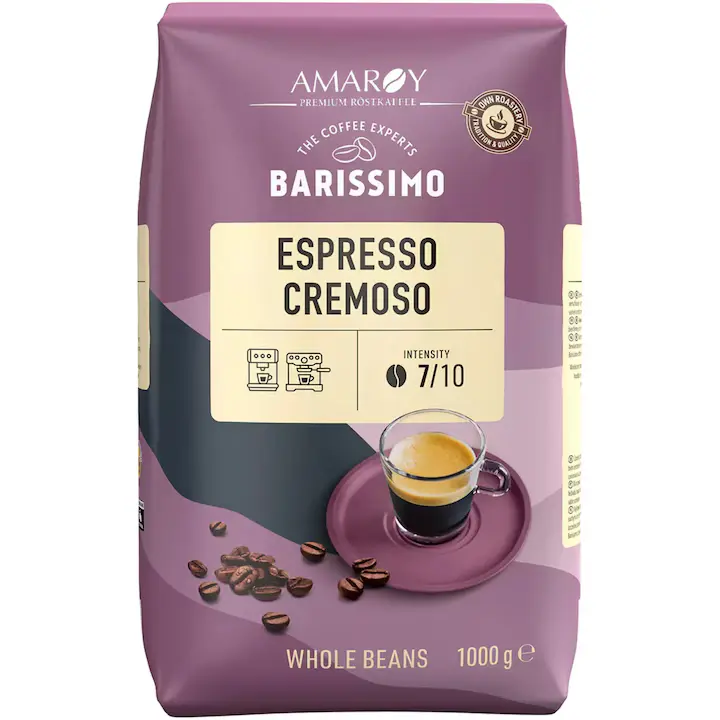 Cafea Boabe Amaroy Espresso Cremoso, Barissimo, 1kg