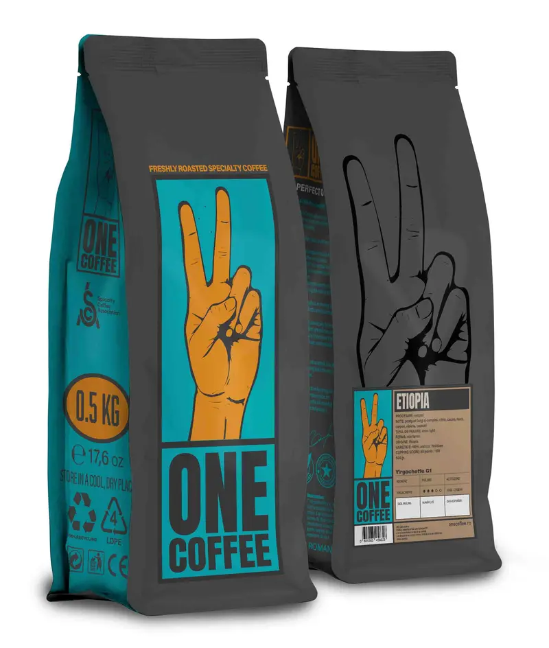 Cafea Boabe Etiopia Yirgacheffe G1, De Specialitate, One Coffee
