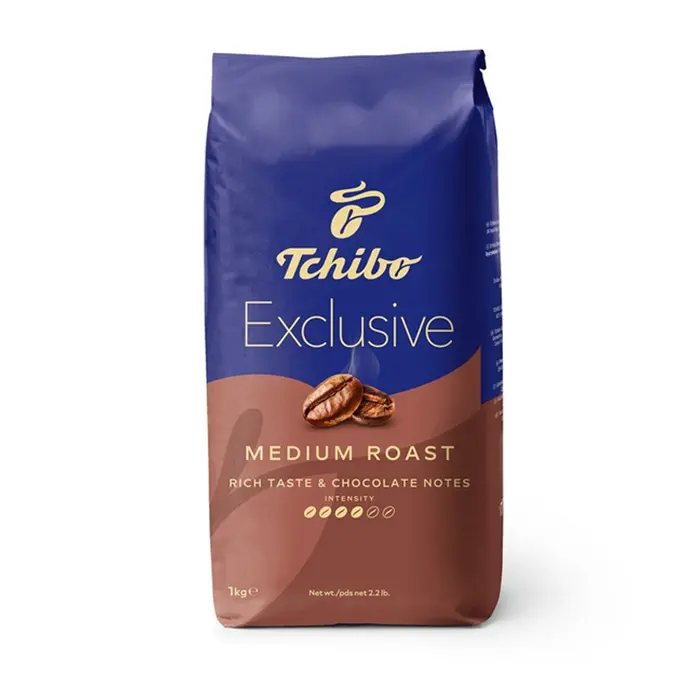 Cafea Boabe Tchibo Exclusive 1 kg, Medium Roast