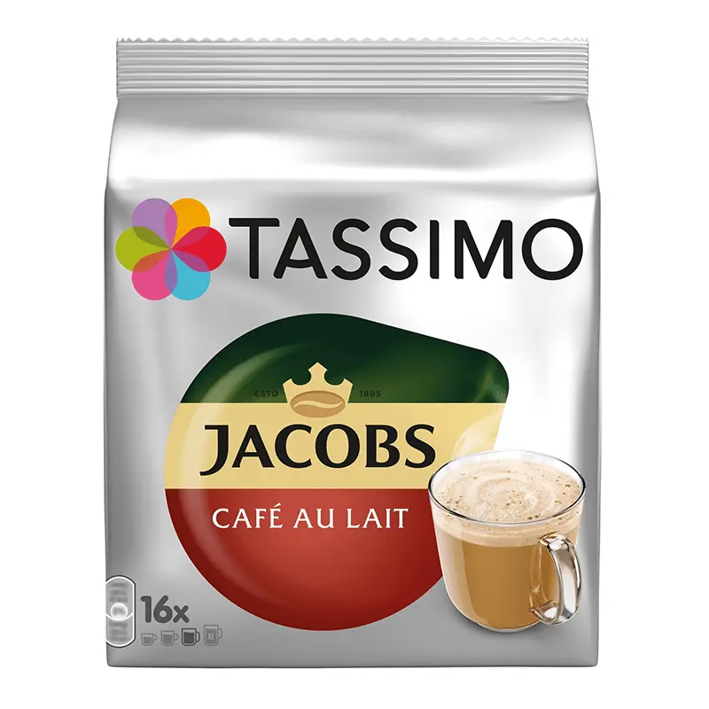 Cafea Capsule Jacobs Tassimo Cafe Au Lait 184g
