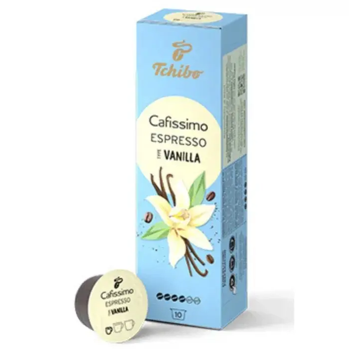Cafea Capsule Tchibo Cafissimo, Espresso, Vanilie, cutie 10 buc