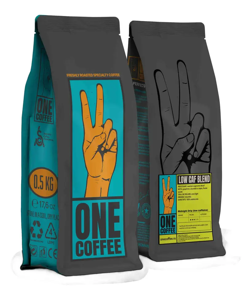 Cafea Columbia Boabe, De Specialitate, One Blend Low Caf, Continut Redus de Cofeina, One Coffee