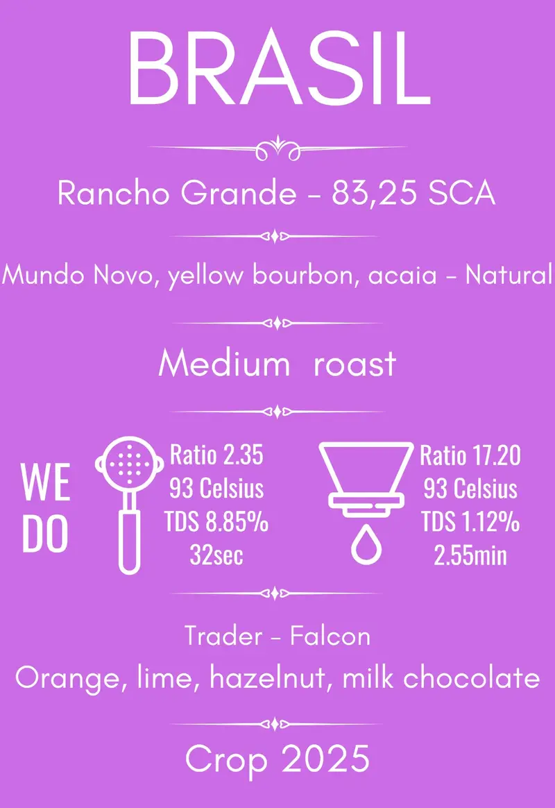 Cafea de Specialitate Brazilia Rancho Grande