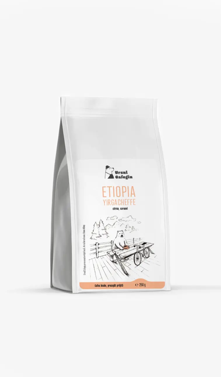 CAFEA - ETIOPIA Yirgacheffe Black Lion (specialitate)
