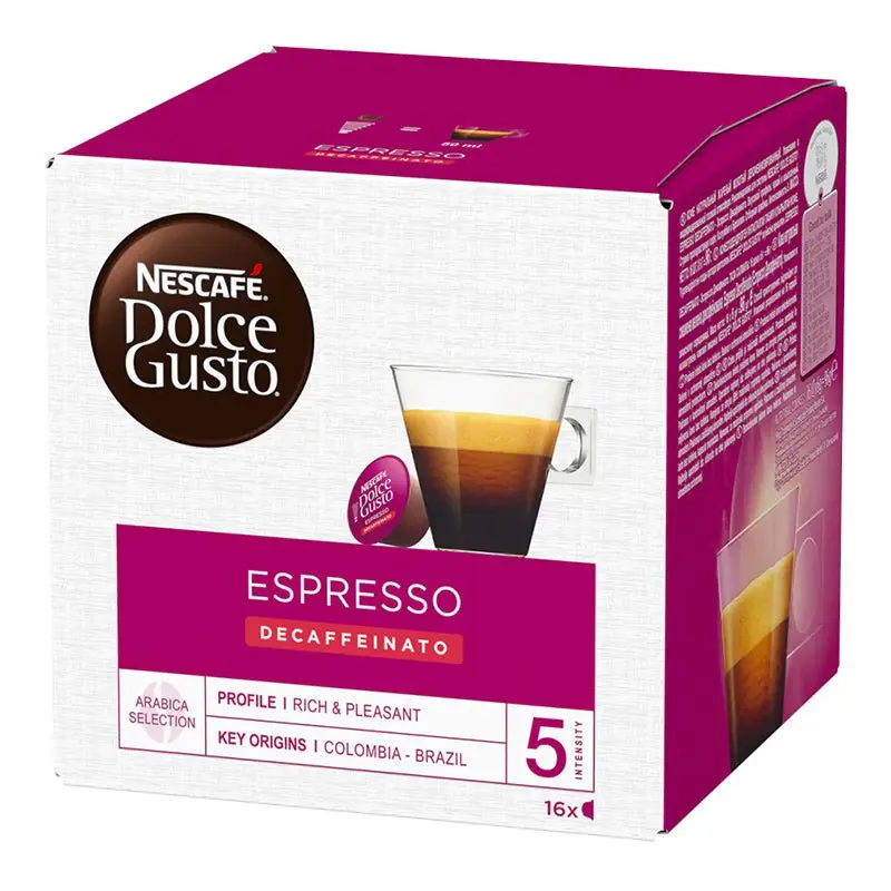 Cafea Nescafe Dolce Gusto Espresso Decaffeinato 88g