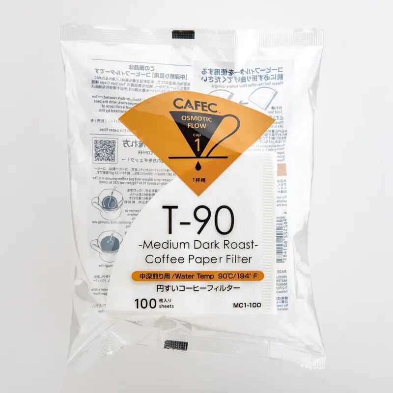 CAFEC Medium Dark Roast Filtre Hârtie 1 cup 100 buc