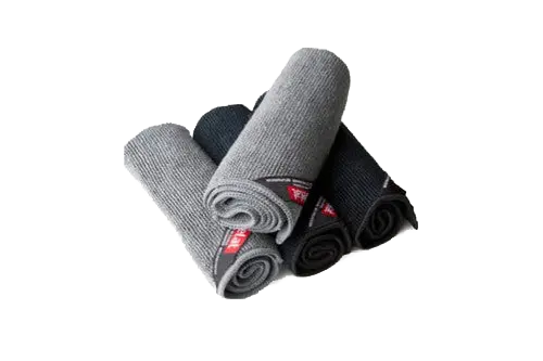 CAFELAT Cleaning Cloth Set Barista Microfibre (4buc/set) 2 Negre- 2 Gri 30x30mm