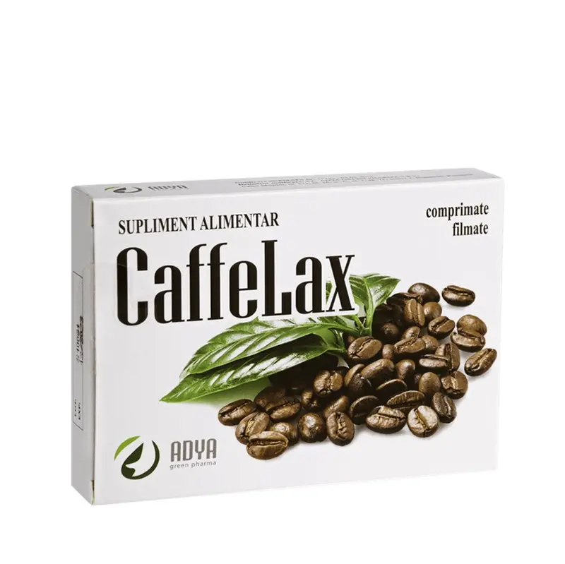 Caffelax 20 comprimate – Adya Green Pharma - Un comprimat seara