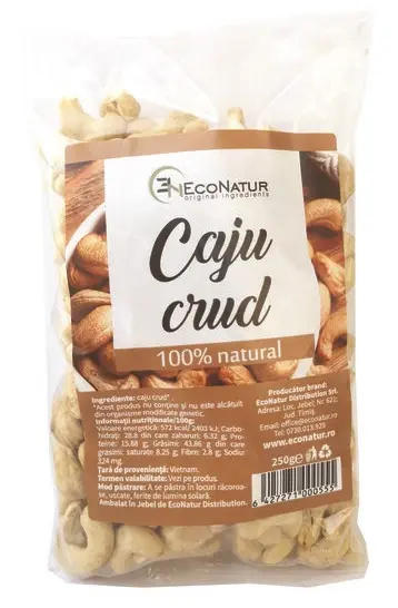 Caju crud 250 g – Eco Natur - Gust autentic