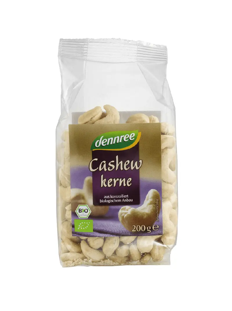 Caju Crud Bio Intreg Dennree 200 g