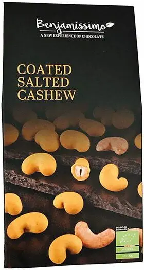 CAJU SARAT INVELIT IN CIOCOLATA CU TURMERIC BIO 60G