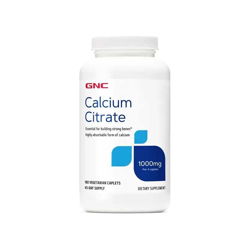 Calciu citrat 1000 mg 180 comprimate – GNC - Oase și dinți