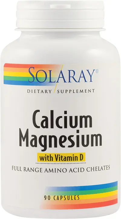 Calciu și magneziu cu vitamina D 90 capsule – Secom