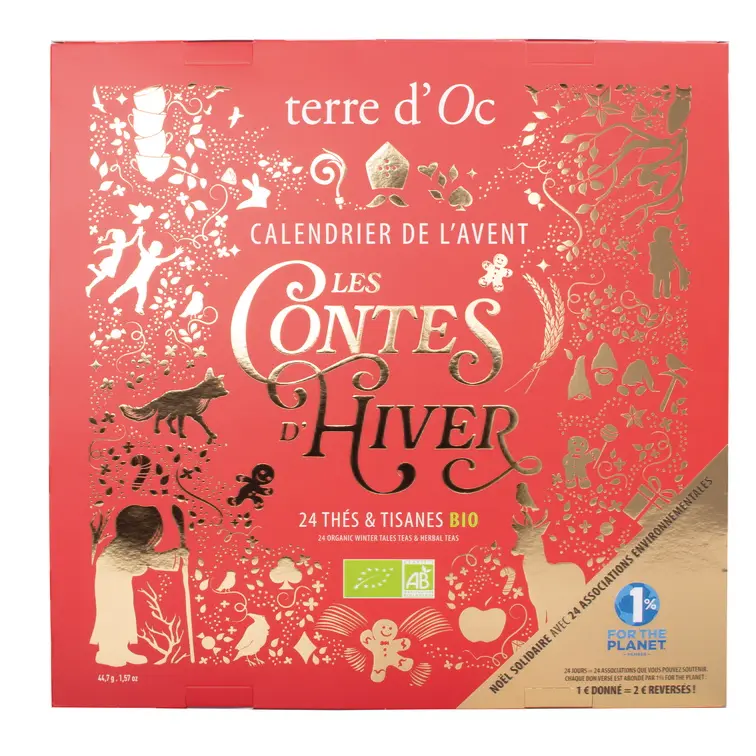 Calendar de Advent - 24 de infuzii Terre d`Oc