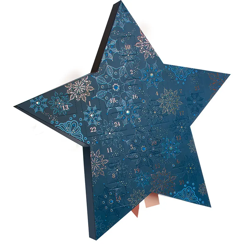Calendar de Advent în formă de stea Joyau Royal