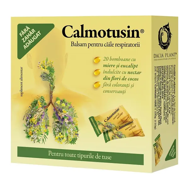 Calmotusin drops 20 dropsuri – Dacia Plant - Confort respirator