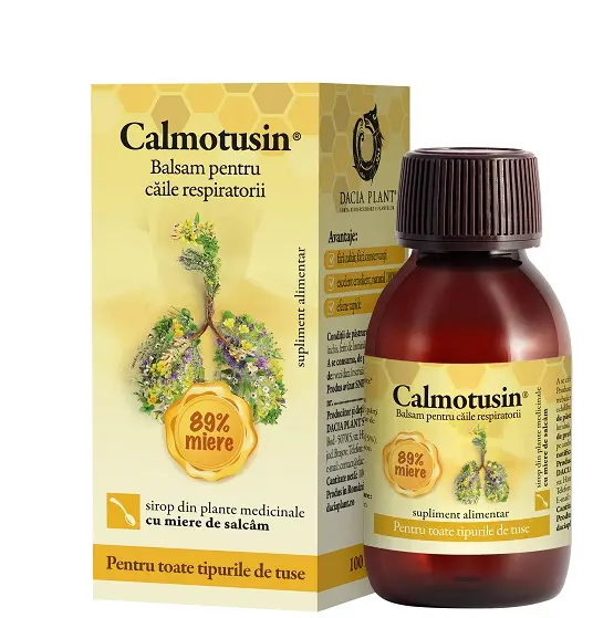Calmotusin sirop cu miere 100 ml – Dacia Plant