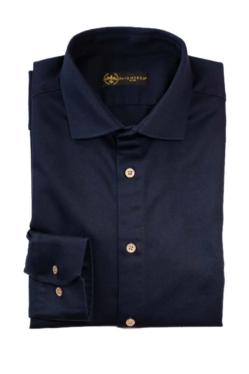 Camasa "Calimani" 100% Bumbac - Dark Blue