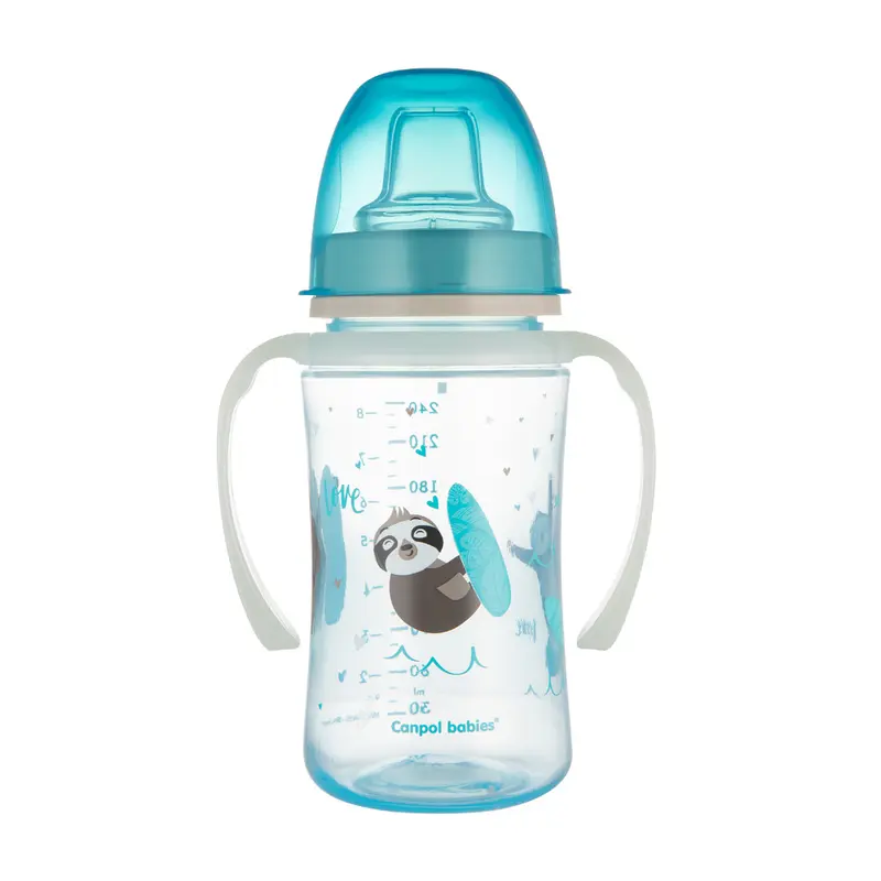 Canpol Babies Cana Antrenament Easy Start 240 ml Exotic Animals - 35/208_Blue