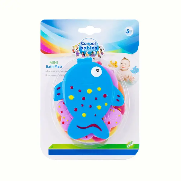 Canpol Babies Set 5 Bc Mini Covorase de Baie Colourful Ocean 80/003