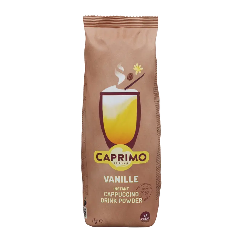 Caprimo flavoured Cappuccino Vanille 1 kg aprox 40 portii