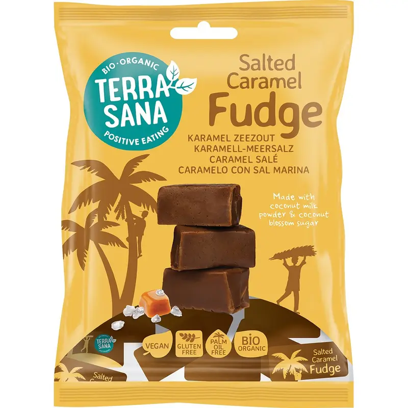 Caramele bio cu sare de mare fara gluten, 150g | Terrasana