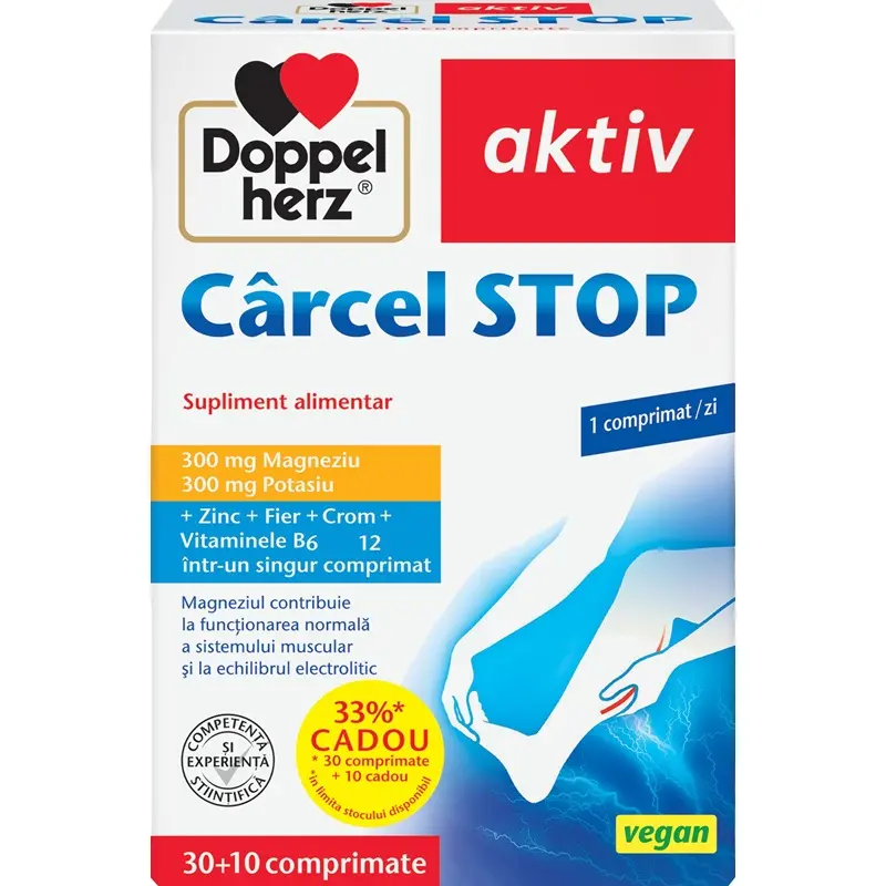 Cârcel Stop 30 + 10 comprimate cadou – Doppel Herz