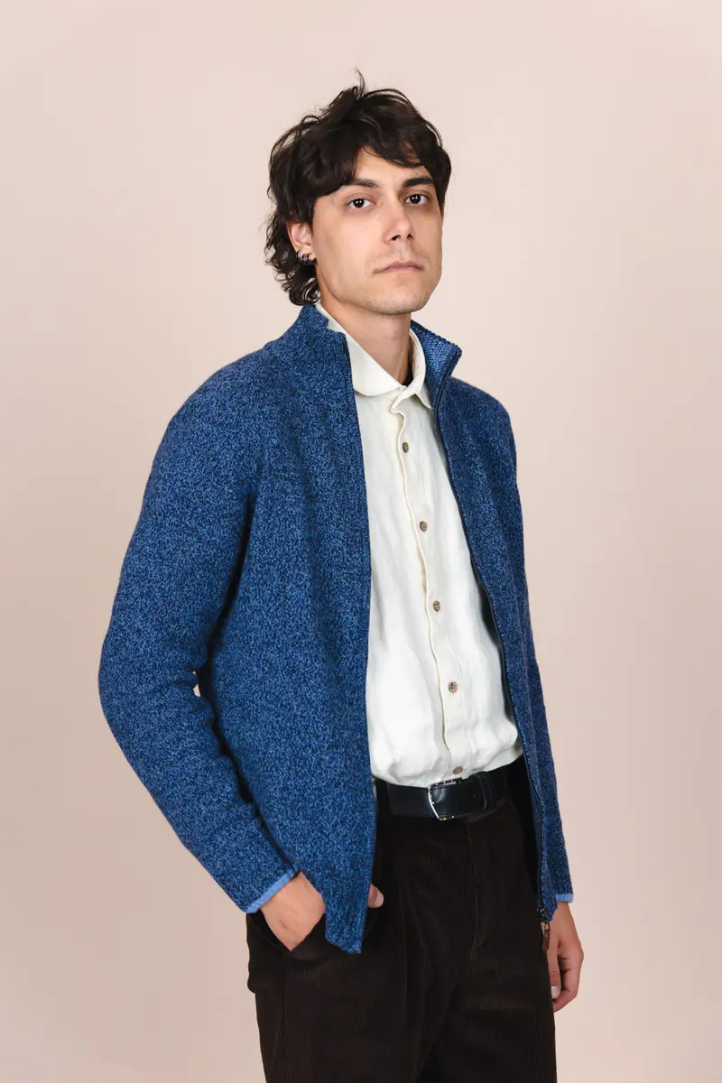 Cardigan RODNA Lana - Albastru