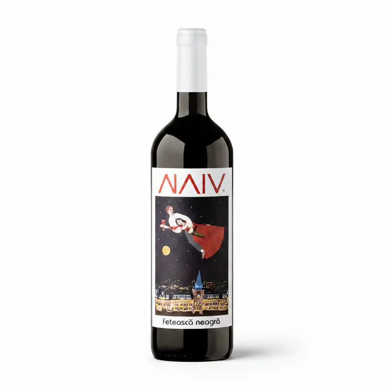 Casa Cotnari Naiv Fetească Neagră Sec 0.75L 14%