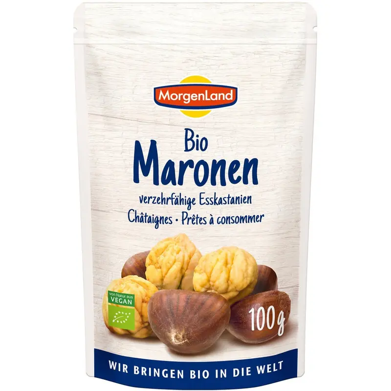 Castane Bio Gata de Mancat Morgenland 100 g