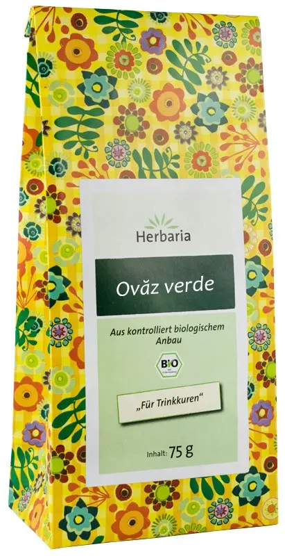 Ceai bio de ovaz verde, 75g Herbaria