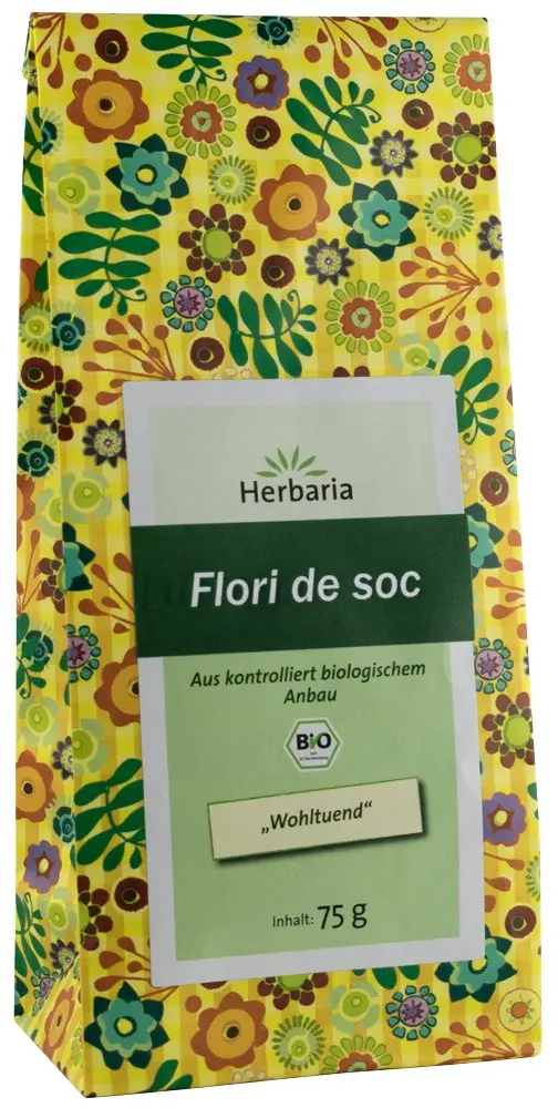 Ceai bio flori de soc, 75g Herbaria