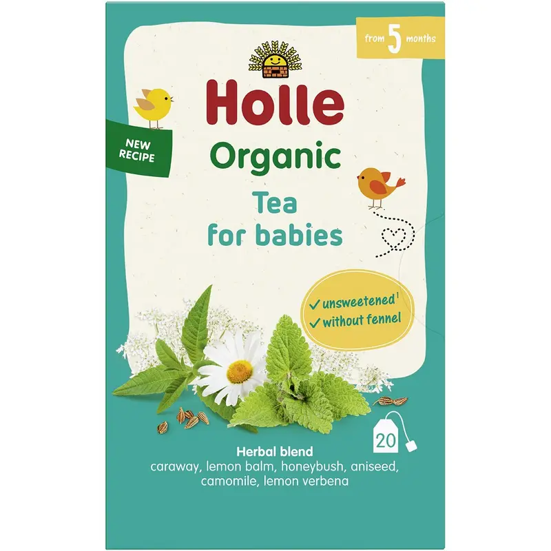 Ceai bio pentru bebelusi 5luni 20 plicuri, 30g | Holle