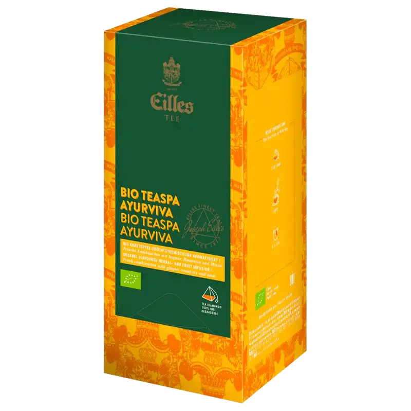 Ceai Eilles Premium Plante si Fructe - Tee Luxury World Selection TeaSpa Ayurviva - Cutie 20 plicuri