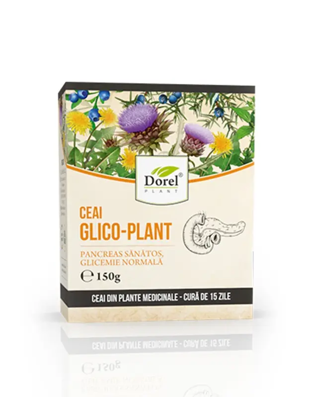 Ceai Glico Plant 150 g – Dorel Plant - Confort digestiv
