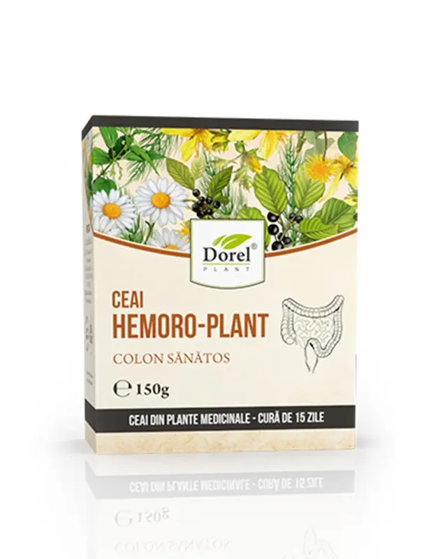 Ceai Hemoro Plant – pentru colon sănătos 150 g – Dorel Plant