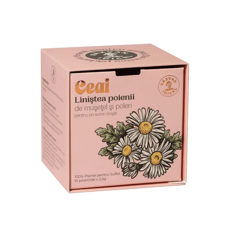 Ceai Liniștea Poienii - Mușețel și Polen, Răzvan Idicel
