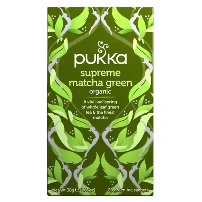 Ceai Matcha Pukka Supreme Matcha - Ceai Verde Bio - Cutie 20 Pliculete
