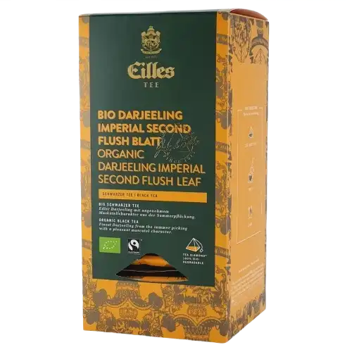 Ceai Negru Indian Eilles Bio - Tee Darjeeling Imperial - Cutie 20 plicuri