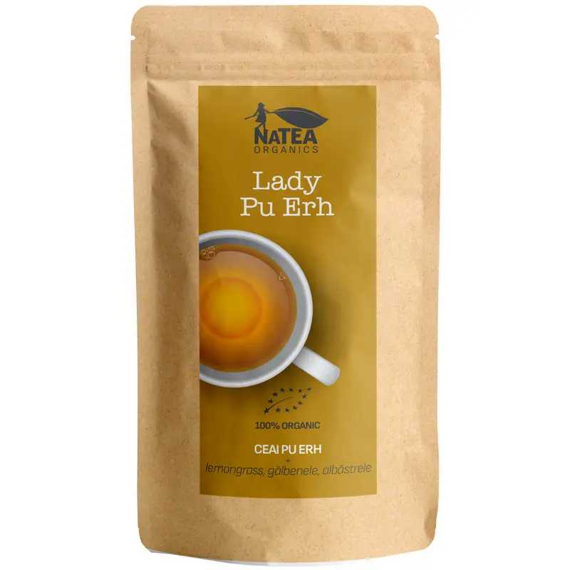 Ceai Pu Erh cu lemongrass, galbenele, lamaie si citrice - Lady Pu Erh