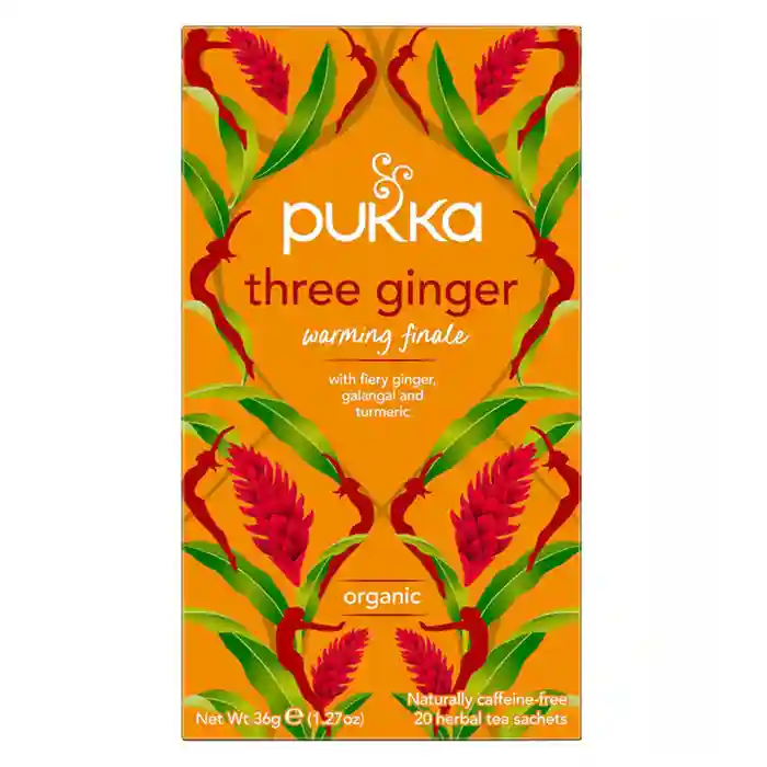 Ceai Pukka Ghimbir, Infuzie Organica Herbal - Cutie 20 Pliculete