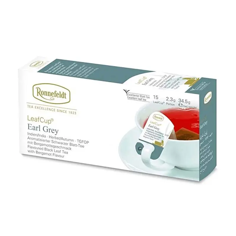 Ceai Ronnefeldt Leafcup Earl Grey 15x2.3g