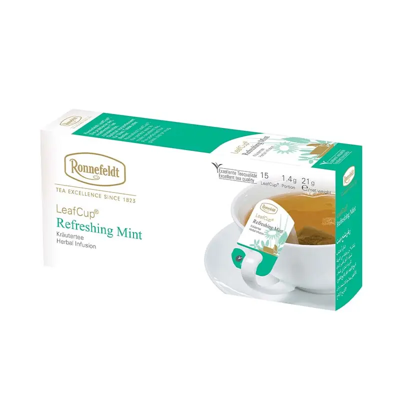 Ceai Ronnefeldt Leafcup Refreshing Mint 15x1.4g