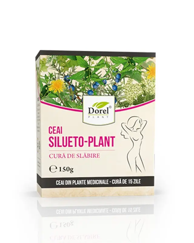 Ceai Silueto Plant – cură de slăbire 150 g – Dorel Plant - Soc